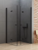 NEW TRENDY Kabina prysznicowa NEW SOLEO BLACK drzwi podwójne składane 70x80x195 D-0233A/D-0238A